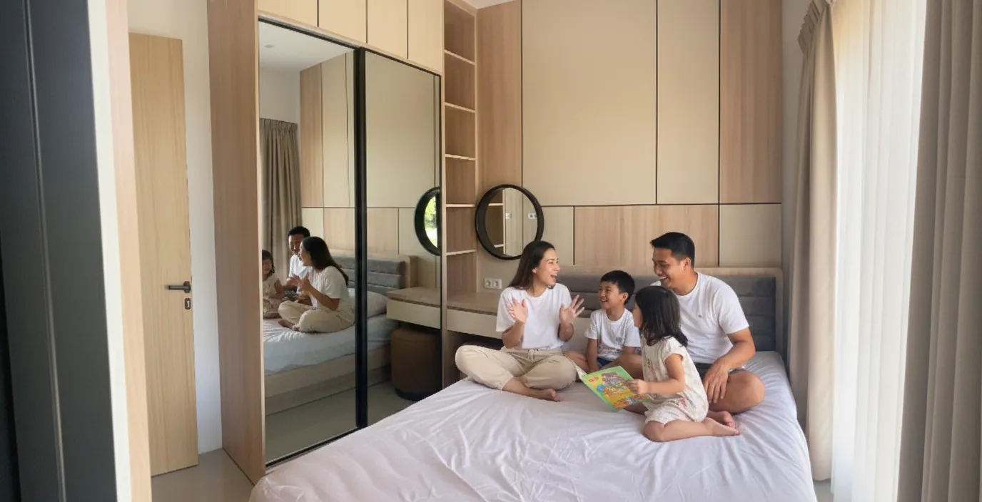 Berkumpul bersama keluarga · visualisasi
